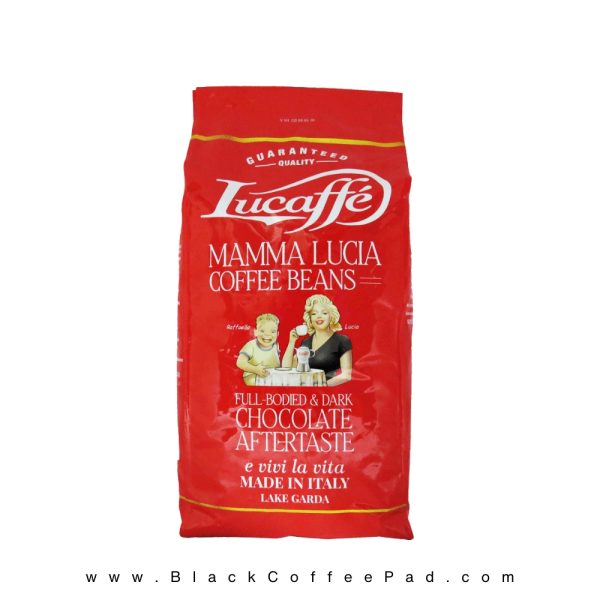 دانه قهوه لوکافه مامالوچیا 1000 گرم | Lucaffe Mamma Lucia Italian Espresso Coffee Beans (سفارش امارات)