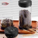 ظرف نگهداری وکیوم قهوه IKAPE شیشه‌ای