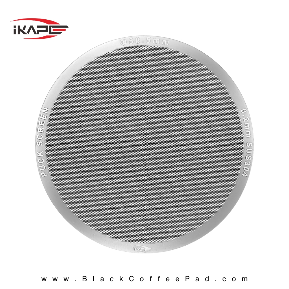 پاک اسکرین اسپرسو ایکاپه (IKAPE) V4 (1) پاک اسکرین (Puck Screen) ایکاپه V4 ضخامت ۰.۲ میلیمتر نقرهای