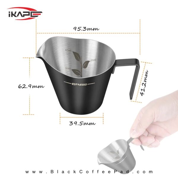 استفاده از پیمانه استیل IKAPE زیر پرتافیلتر اسپرسو