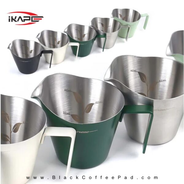 پیمانه اندازه‌گیری اسپرسو استیل IKAPE با درجه‌بندی دقیق